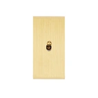 Confidence Strömbrytare 40x80 - Brushed brass