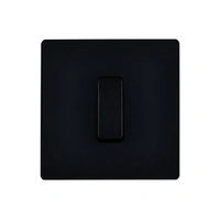 M Strömbrytare 80x80 - Svart