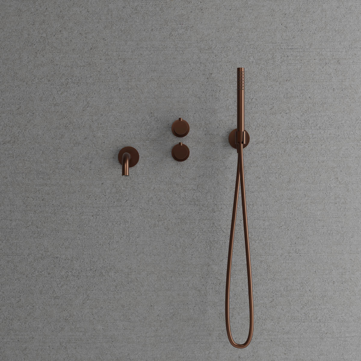 Badkarsblandare Steel Harmonized 4 Amber