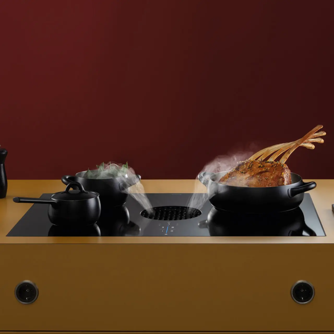 BORA X Pure Induktionshäll med Flexibla Zoner - Kolfilter