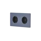 M Vägguttag dubbel - Blå