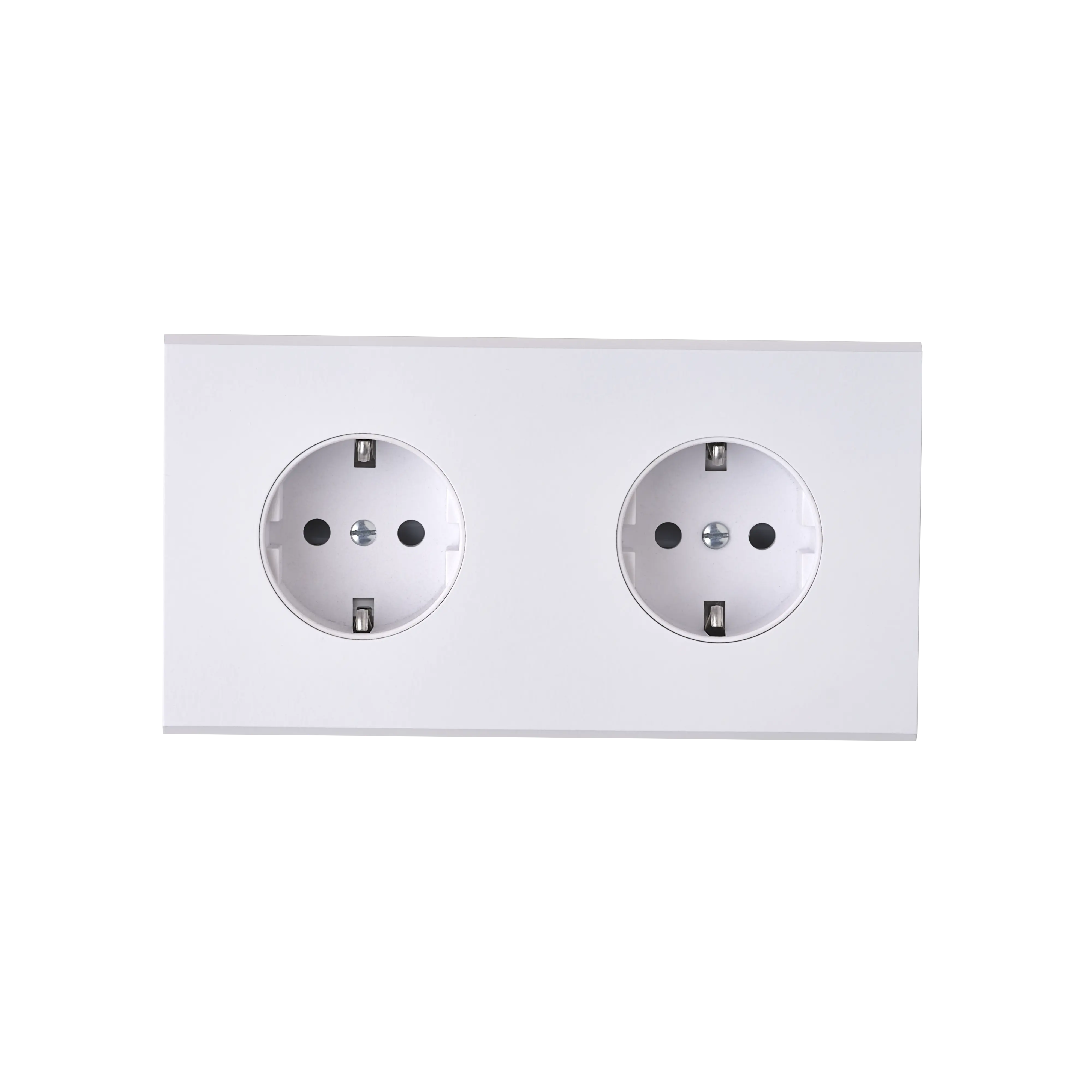 Confidence Vägguttag dubbel - Mattvit
