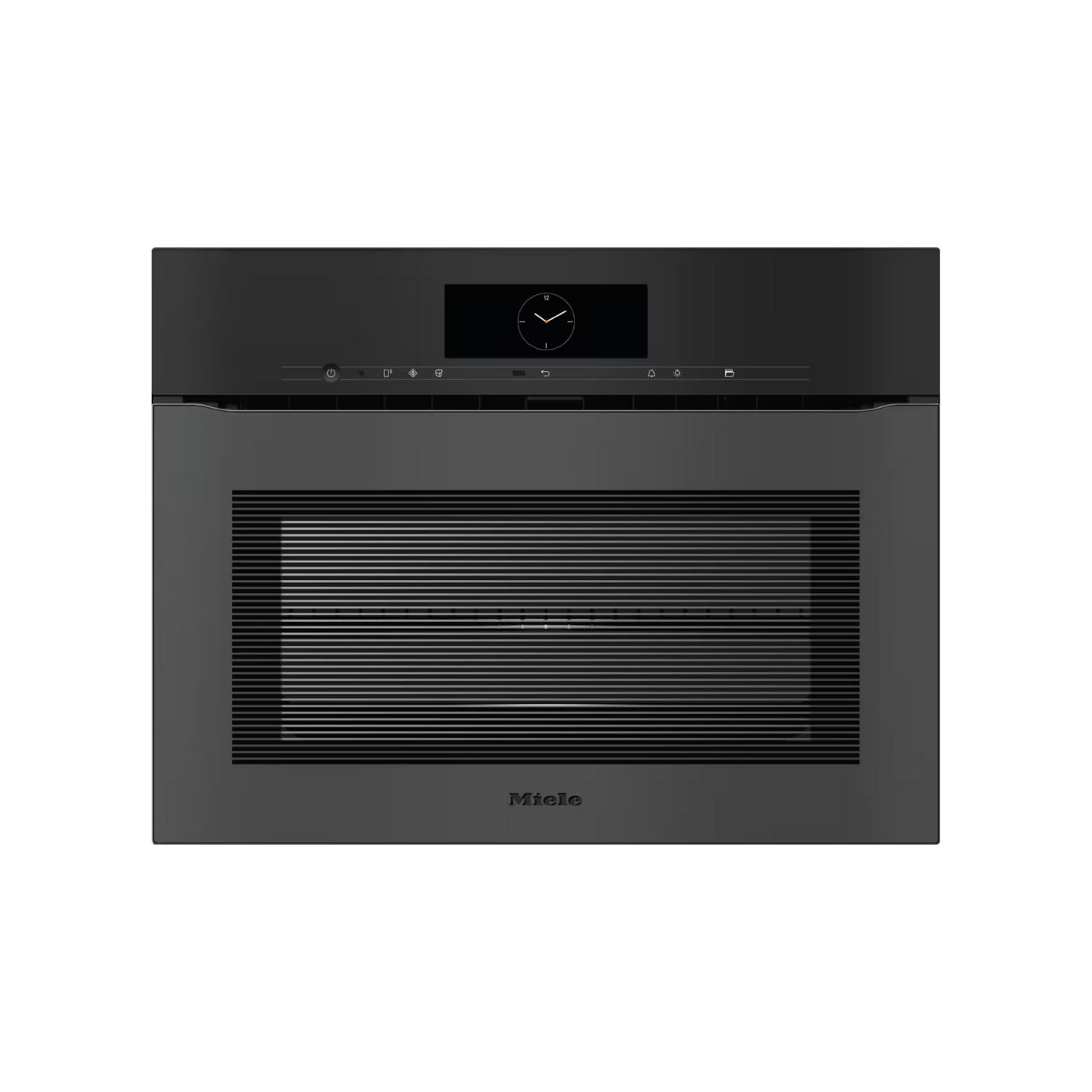 Miele Handtagslös kompaktugn med mikrovågsfunktion H 7840 BMX Obsidiansvart Matt