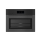 Miele Handtagslös kompaktugn med mikrovågsfunktion H 7840 BMX Obsidiansvart Matt