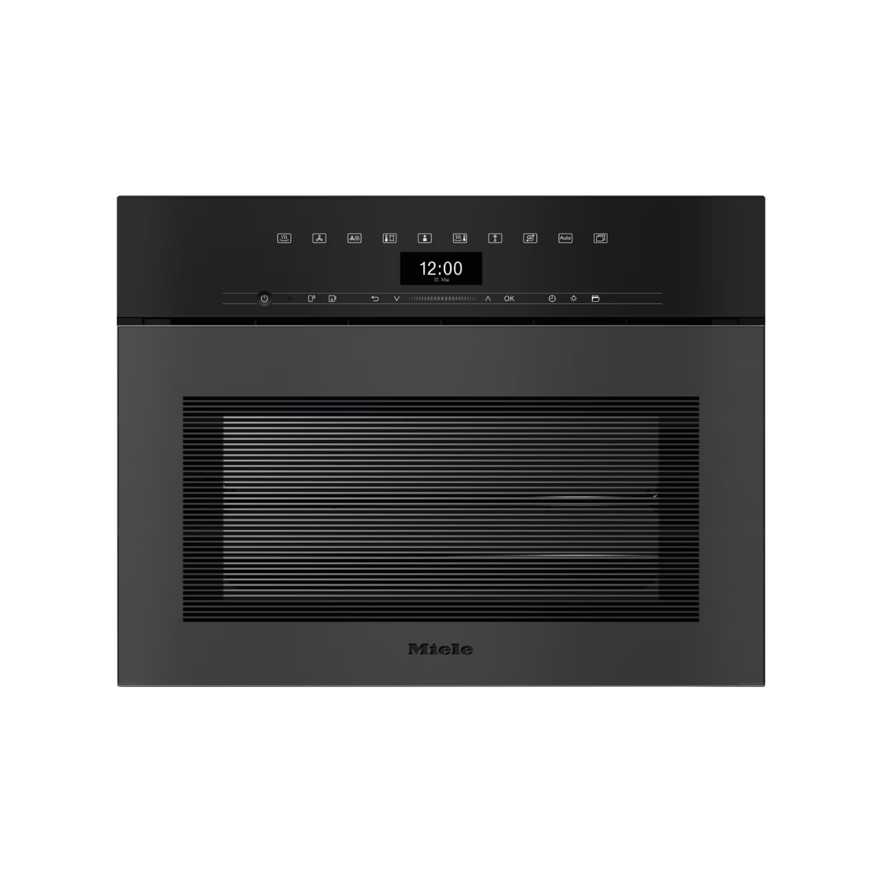 Miele Handtagslös kompakt ångugn DGC 7440 HCX Pro Obisiansvart Matt