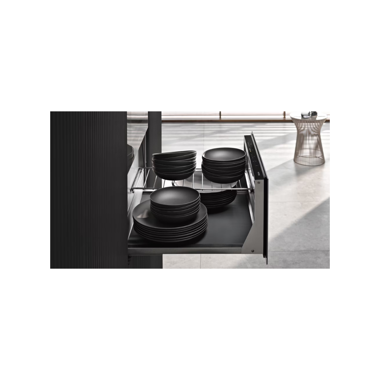 Miele Handtagsfri mat- och porslinsvärmare ESW 7020 Obsidiansvart matt