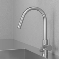 Köksblandare Steel Access Original Diskmaskinsavst.