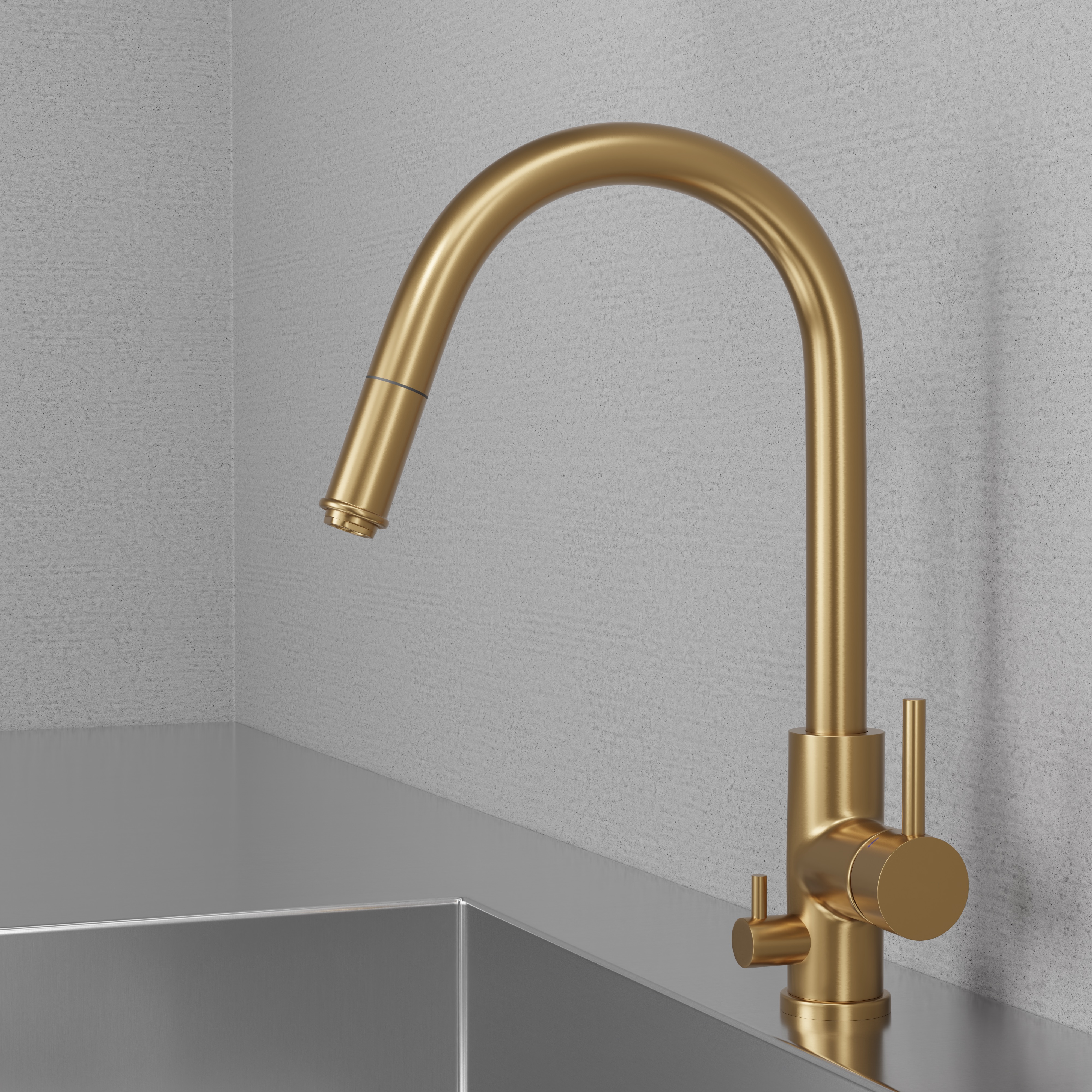 Köksblandare Steel Access Sand Diskmaskinsavst.