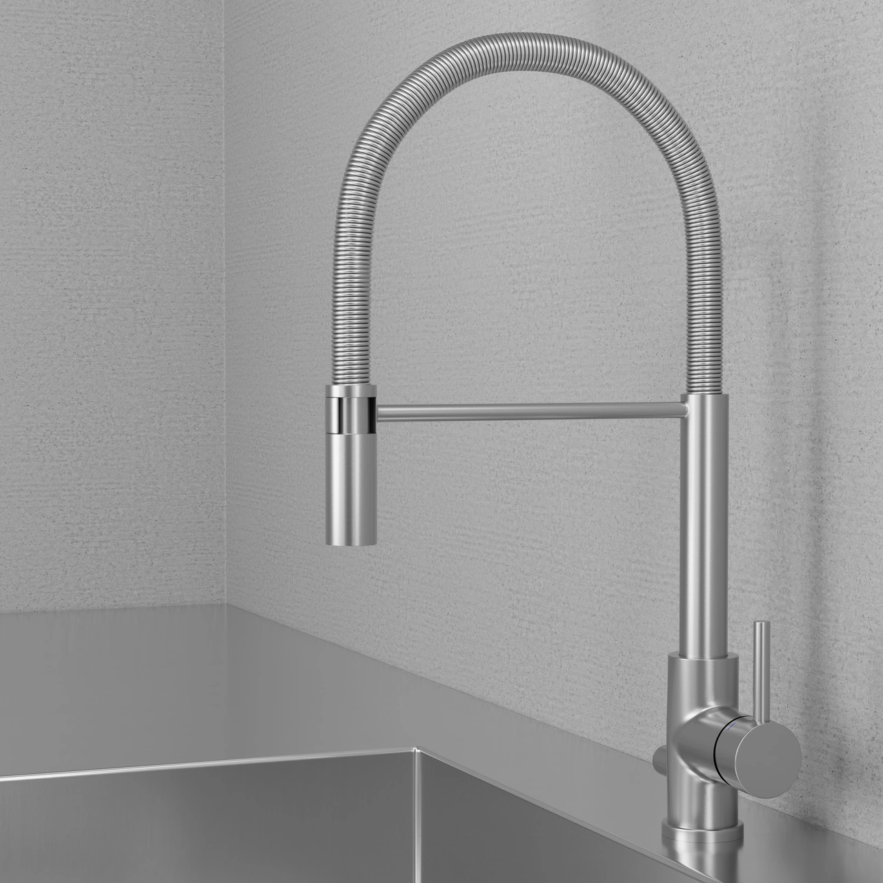 Köksblandare Steel Pro Original Diskmaskinsavst.