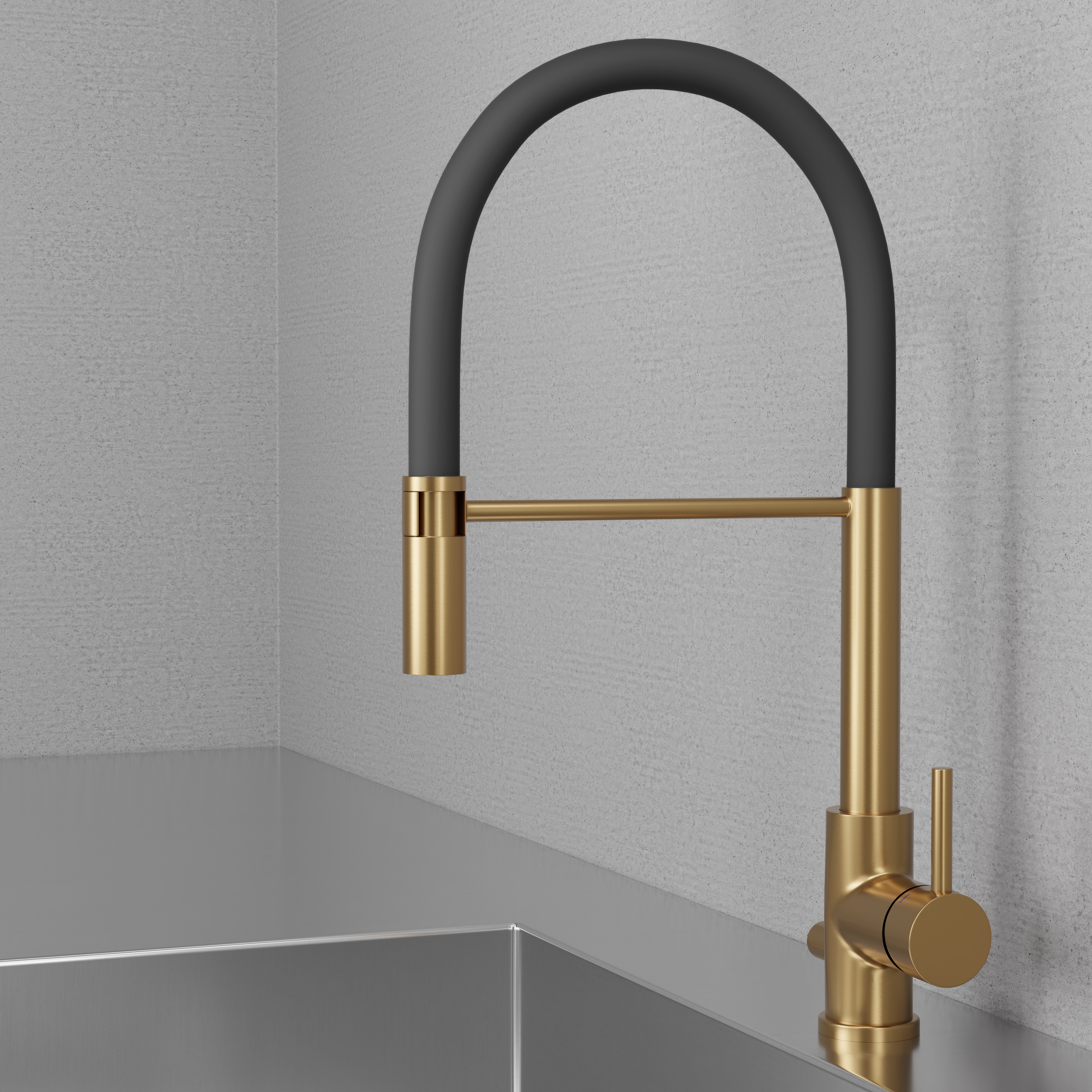 Köksblandare Steel Pro Sand Diskmaskinsavst.