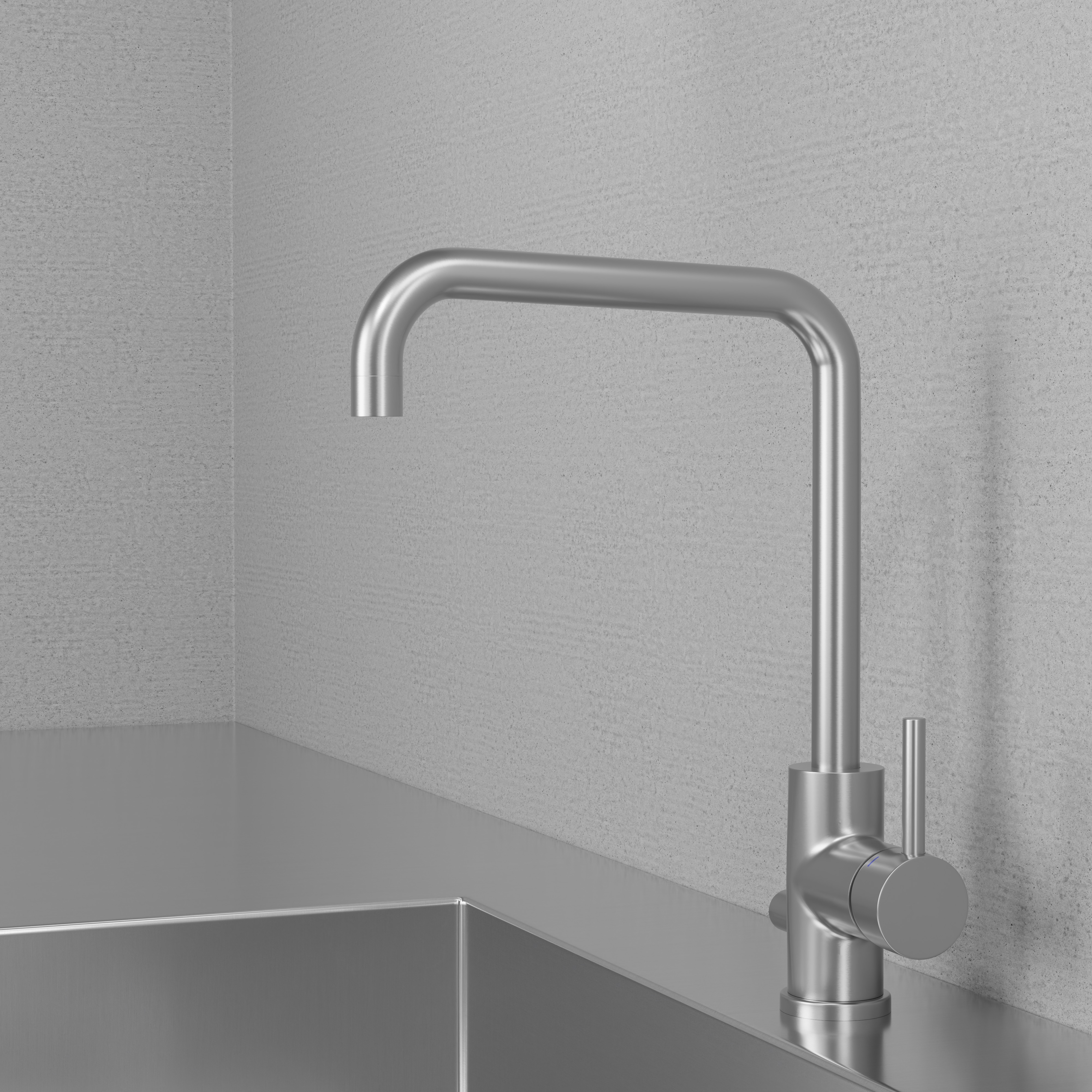 Köksblandare Steel Square Original Diskmaskinsavst.