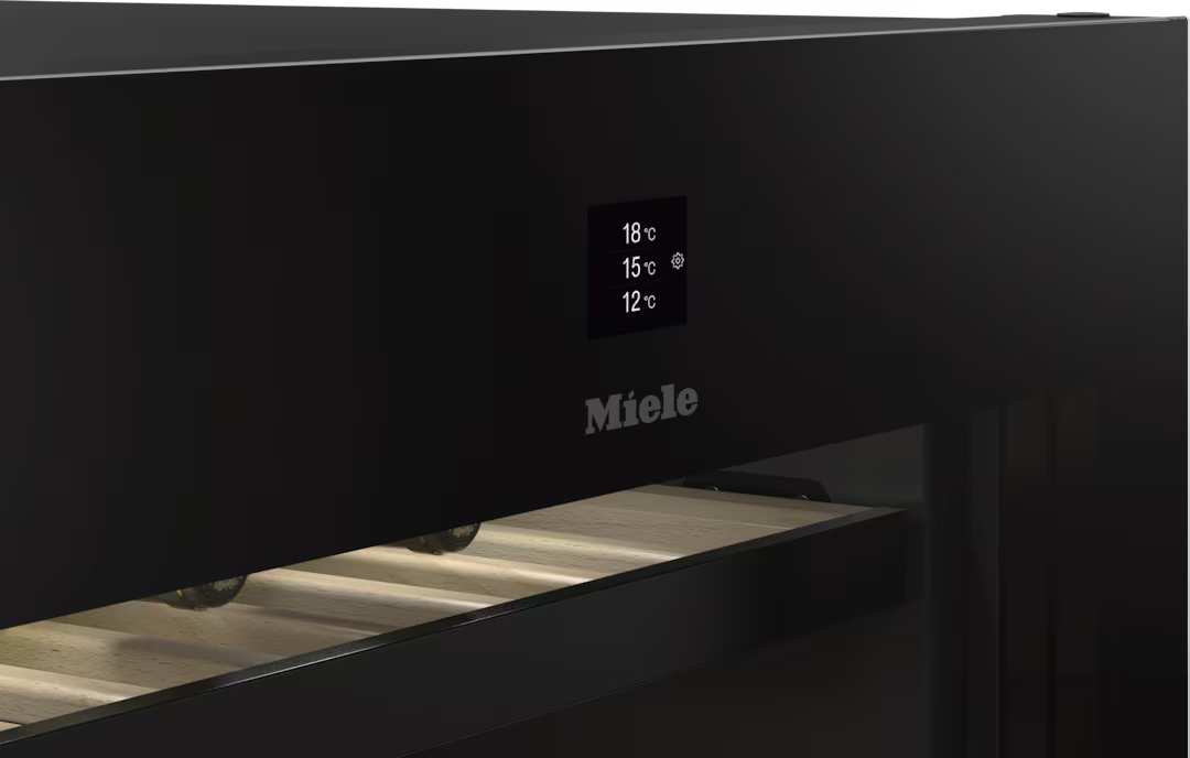 Miele Fristående vinkyl KWT4999F Obsidiansvart glas