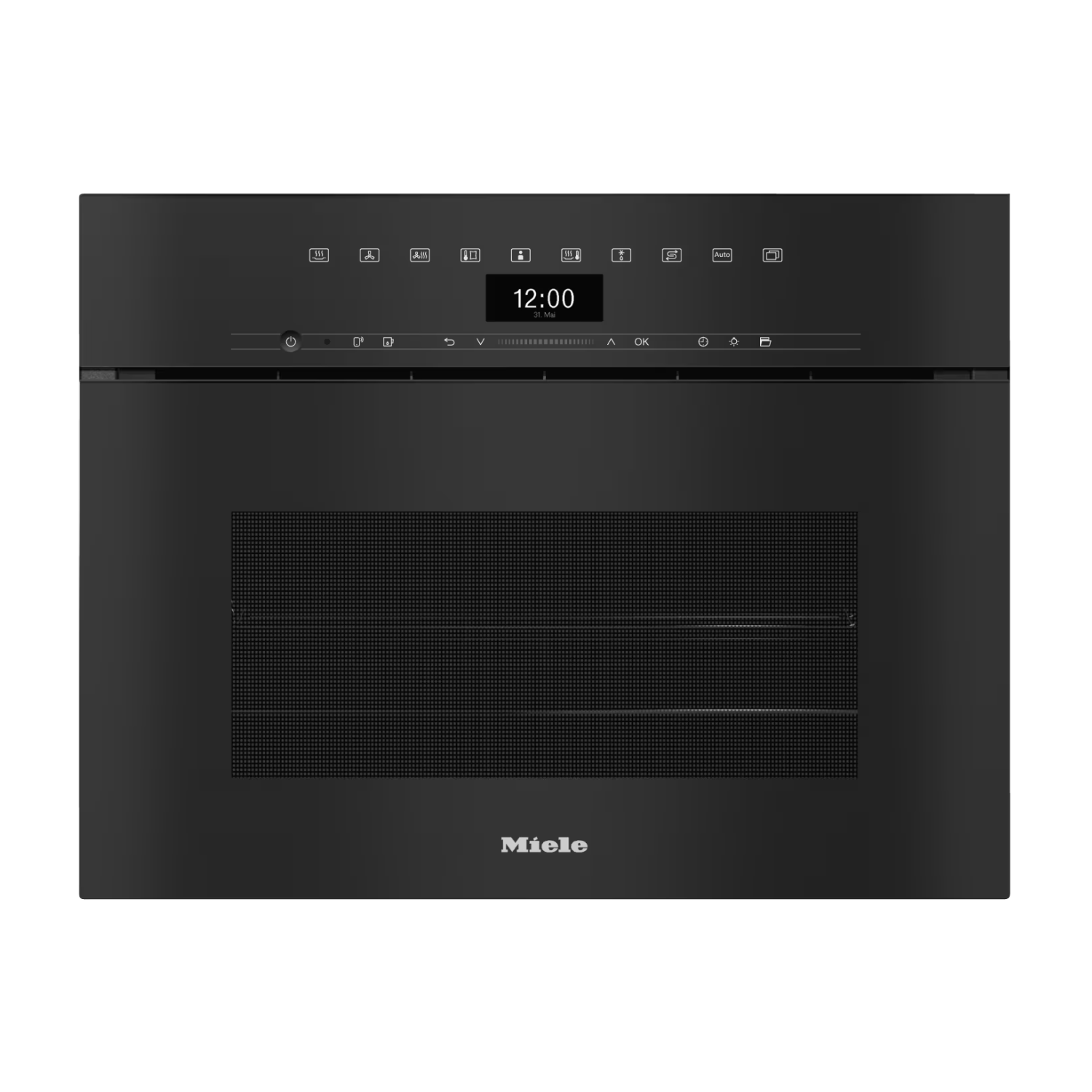 Miele Handtagslös kompakt ångugn DGC 7440 HCX Pro Obsidiansvart