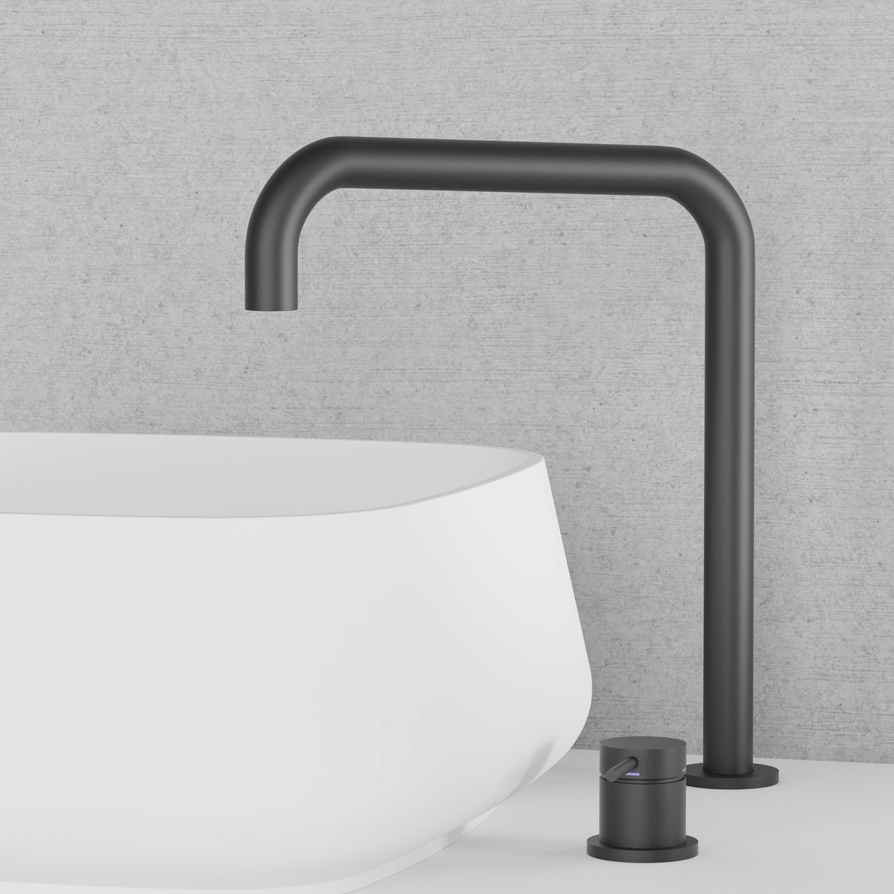 Köksblandare Harmonized K2 Square Black