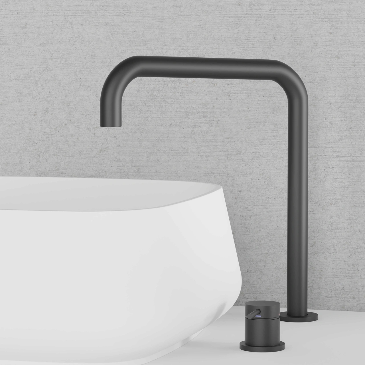 Köksblandare Harmonized K2 Square Black - Utan Diskmaskinavst.
