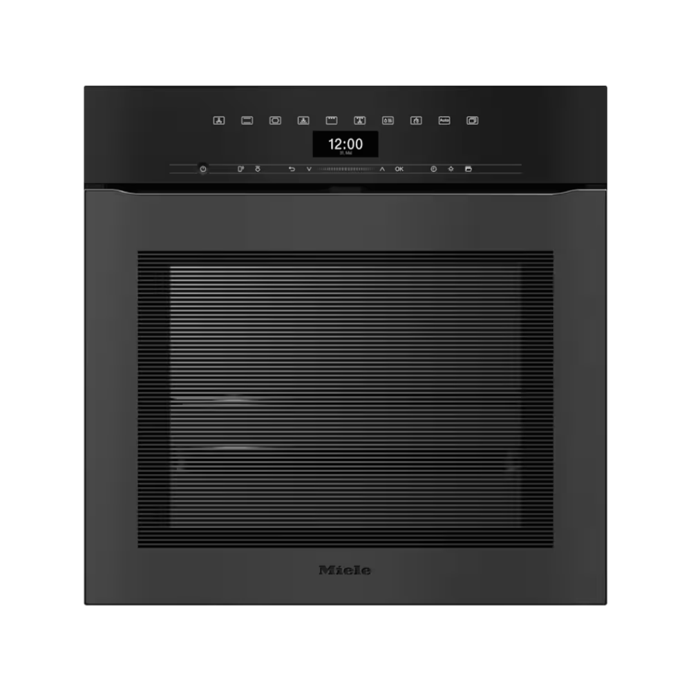Miele Handtagsfri ugn H 7464 BPX Obsidiansvart matt