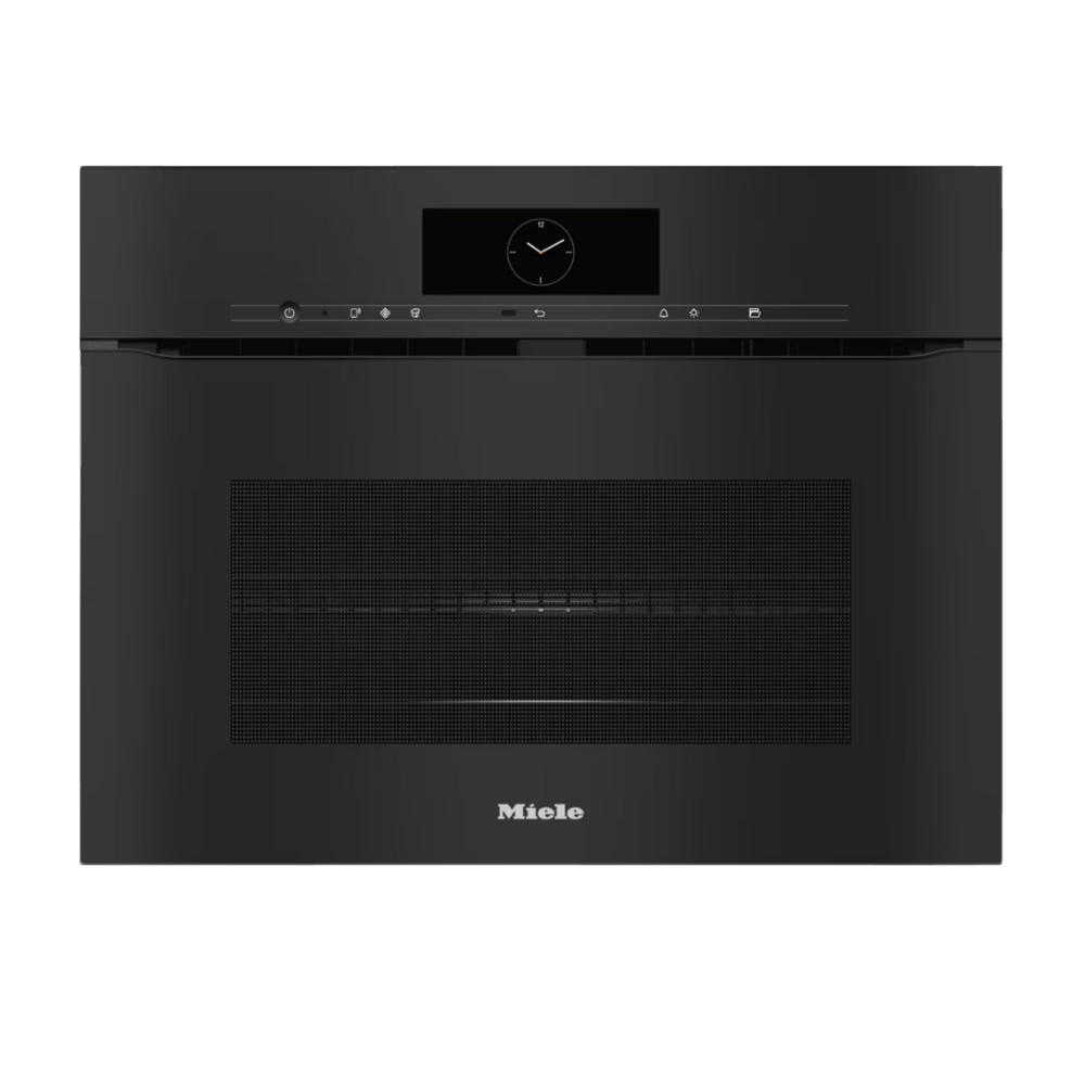Miele Handtagslös kompaktugn med mikrovågsfunktion H 7840 BMX Obsidiansvart