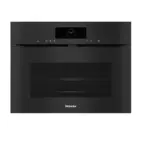 Miele Handtagslös kompaktugn med mikrovågsfunktion H 7840 BMX Obsidiansvart