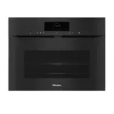 Miele Handtagslös kompaktugn med mikrovågsfunktion H 7840 BMX Obsidiansvart