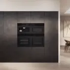 Miele Handtagsfri ugn H 7860 BPX Obsidiansvart matt