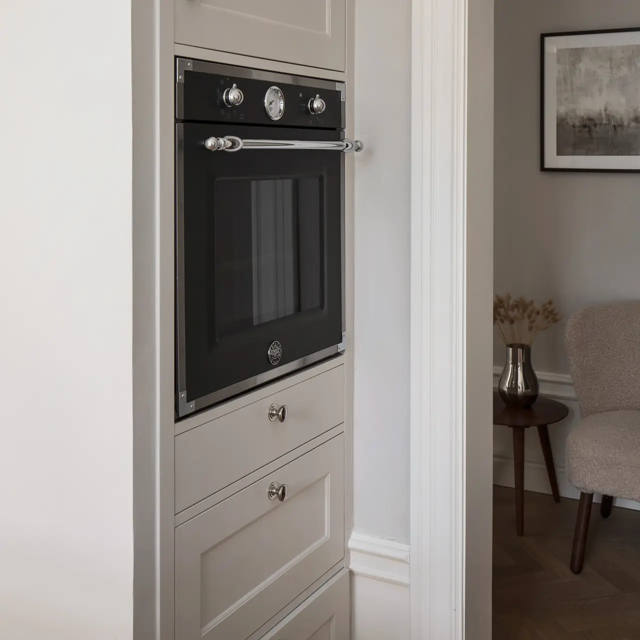 Bertazzoni Heritage Inbyggnadsugn 60cm, mattsvart