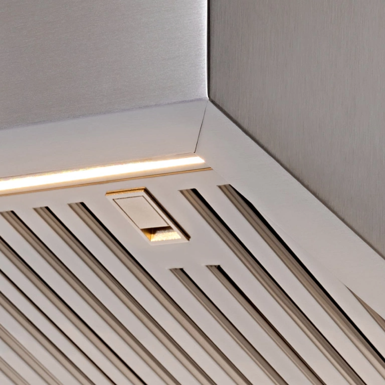 Bertazzoni Verikal vägghängd fläkt, 90 cm bred, rostfri