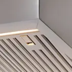 Bertazzoni Verikal vägghängd fläkt, 90 cm bred, rostfri