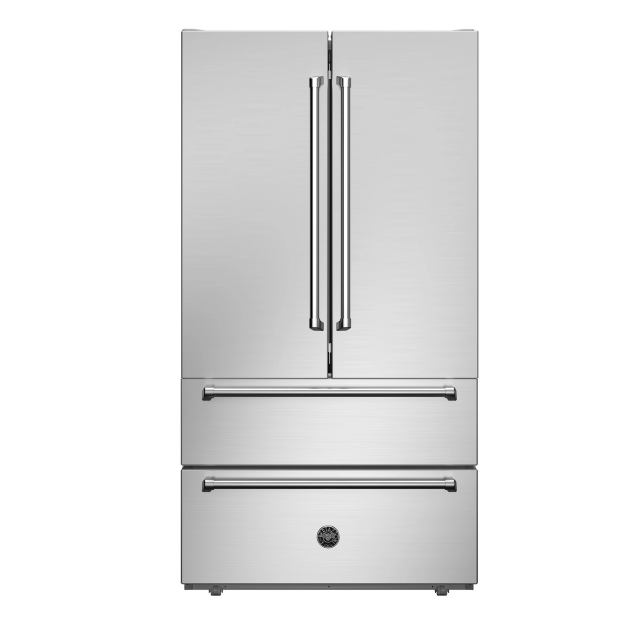 Bertazzoni Master Side-by-side kylskåp med 2 fryslåder och integrerad ismaskin