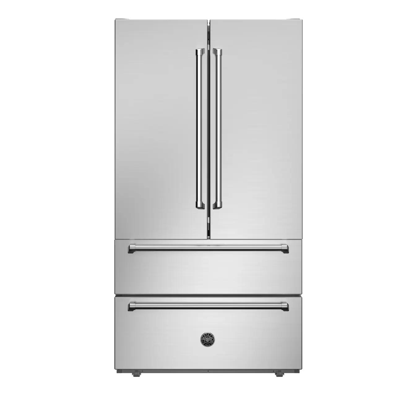 Bertazzoni Master Side-by-side kylskåp med 2 fryslåder och integrerad ismaskin