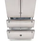 Bertazzoni Master Side-by-side kylskåp med 2 fryslåder och integrerad ismaskin