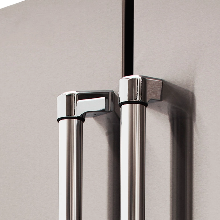 Bertazzoni Master Side-by-side kylskåp med 2 fryslåder och integrerad ismaskin