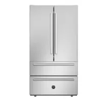 Bertazzoni Professional Side-by-side kylskåp med 2 fryslåder och integrerad isma