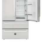 Bertazzoni Professional Side-by-side kylskåp med 2 fryslåder och integrerad isma