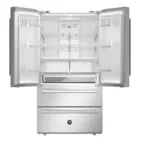 Bertazzoni Professional Side-by-side kylskåp med 2 fryslåder och integrerad isma