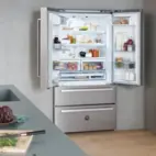 Bertazzoni Professional Side-by-side kylskåp med 2 fryslåder och integrerad isma