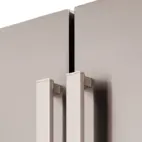 Bertazzoni Professional Side-by-side kylskåp med 2 fryslåder och integrerad isma