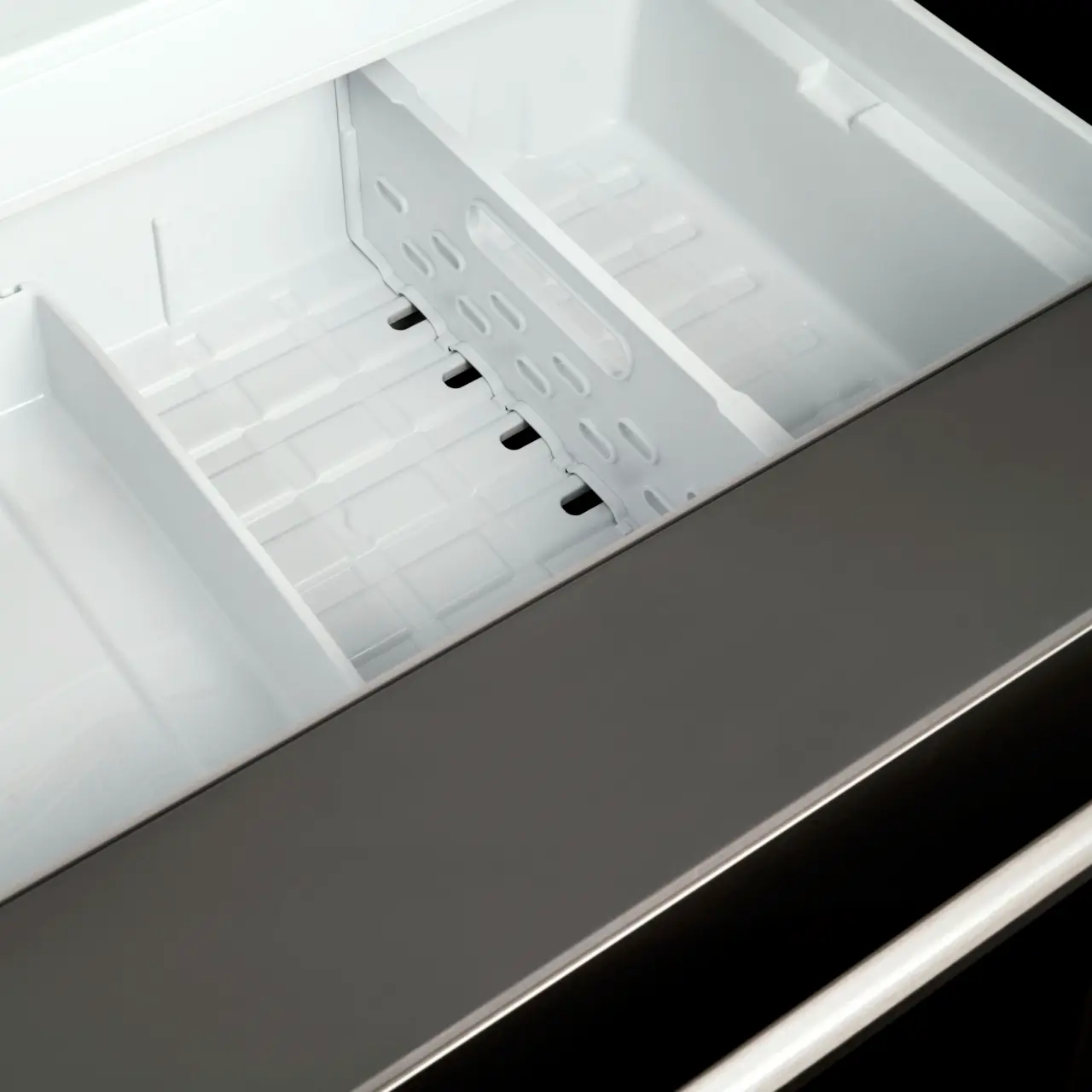 Bertazzoni Professional Side-by-side kylskåp med 2 fryslåder och integrerad isma