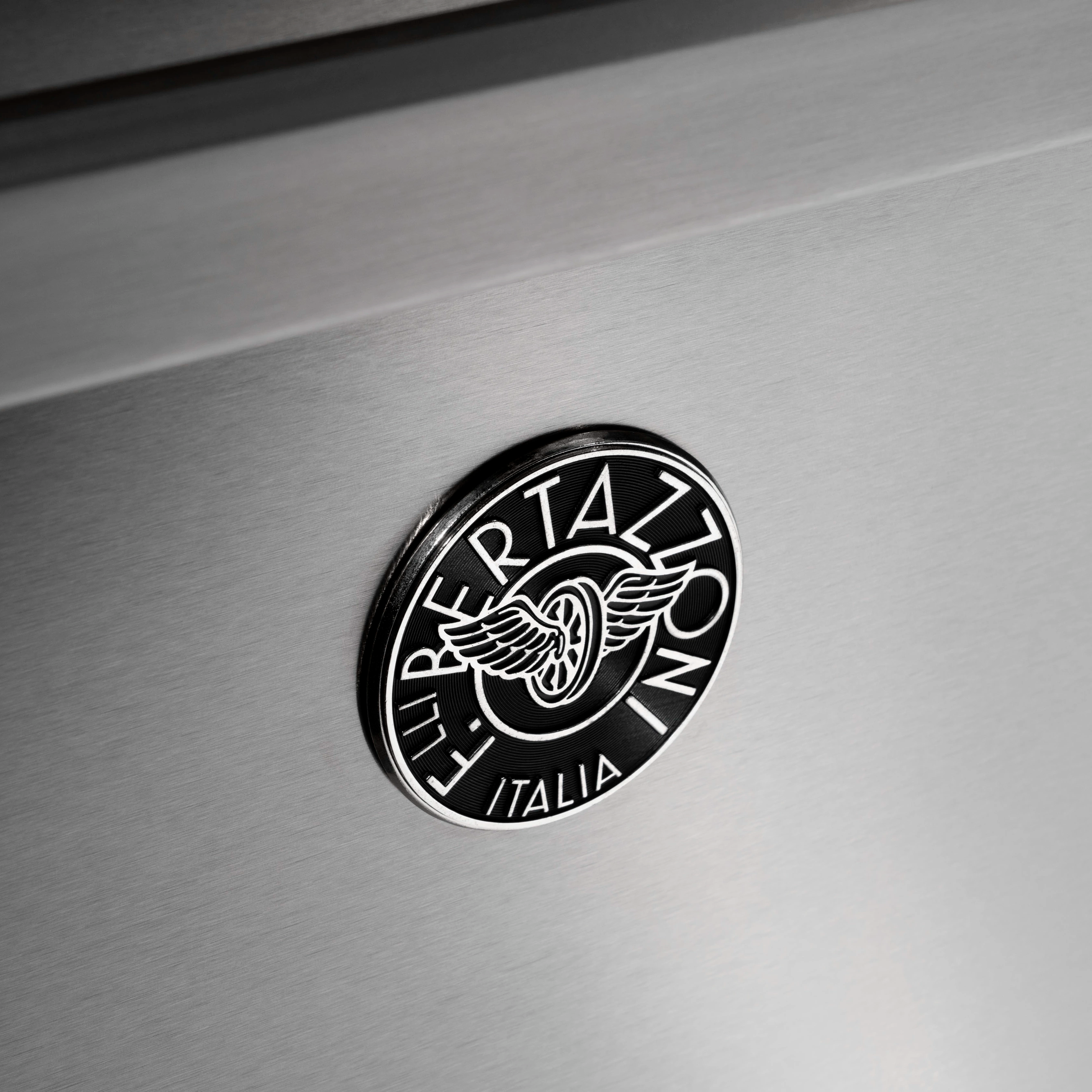 Bertazzoni Heritage side-by-side kylskåp med 2 fryslåder och integrerad ismaskin