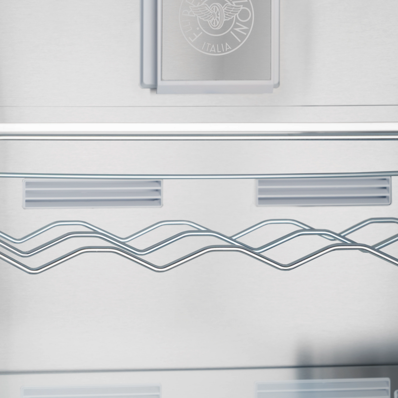 Bertazzoni Professional Kombinerad kyl/frys 60 cm bred 201 cm hög, Metal cooling