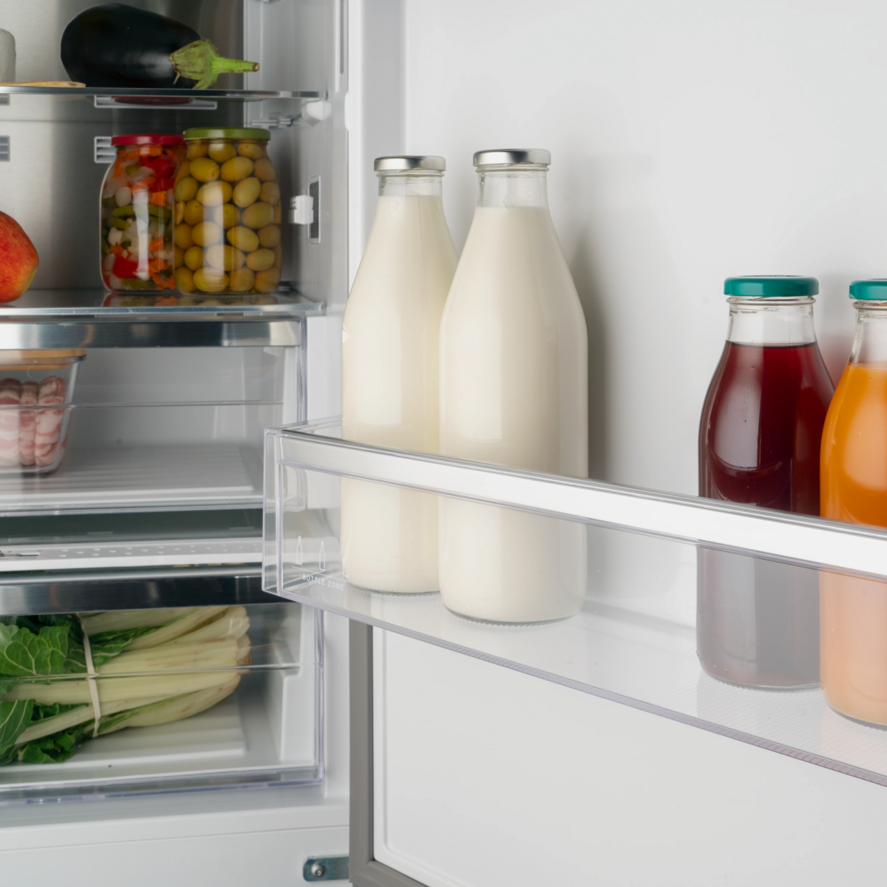 Bertazzoni Professional Kombinerad kyl/frys 60 cm bred 201 cm hög, Metal cooling