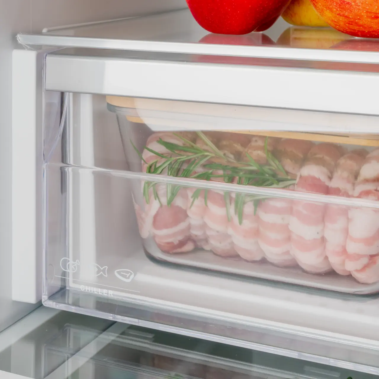 Bertazzoni Professional Kombinerad kyl/frys 60 cm bred 201 cm hög, Metal cooling