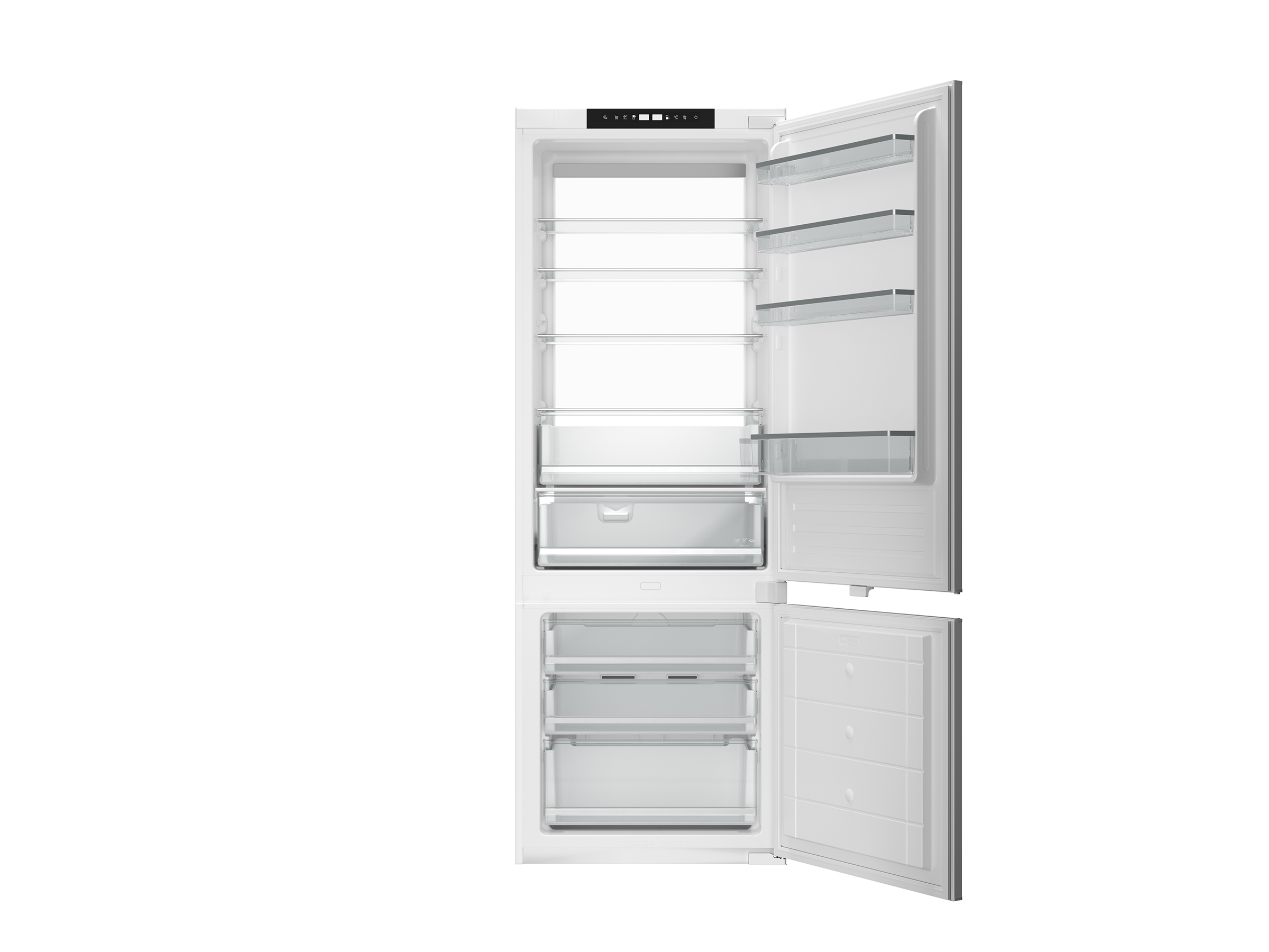 Bertazzoni Integrerad kyl/frys 69 cm bred, extra hög 193 cm, sliding-door