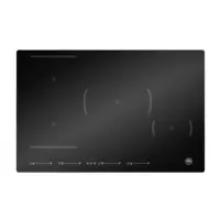 Bertazzoni Induktionshäll, 78 cm, Single slider, 4 zoner (1 Flex)