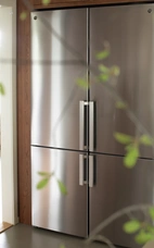 Bertazzoni Professional Kombinerad kyl/frys 60 cm bred 201 cm hög, Metal cooling