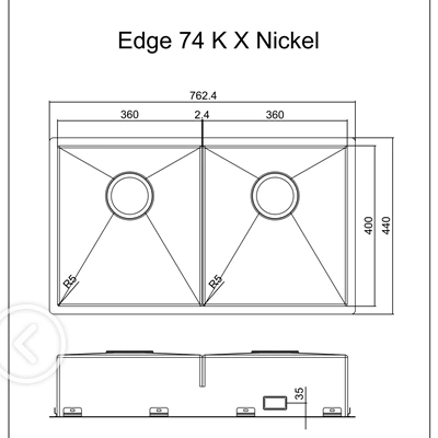 Nordic Tech Edge 74 KX Nickel