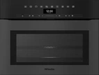 Miele Handtagslös kompaktugn med mikrovågsfunktion H 7440 BMX Obsidiansvart matt