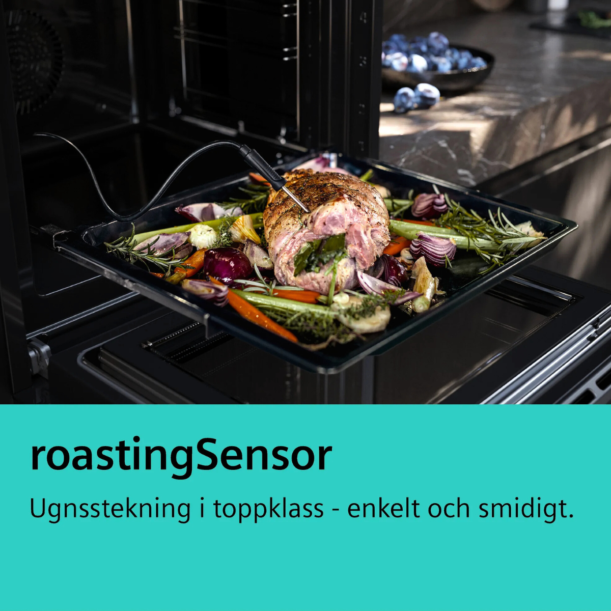 Siemens Spis HL9S5E020U med induktionshäll, elegant rostfri design, avancerade f