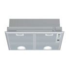 Siemens Underbyggd köksfläkt LB55565 i rostfritt stål och LED-belysning