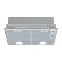 Siemens Underbyggd köksfläkt LB55565 i rostfritt stål och LED-belysning