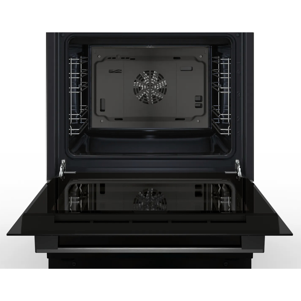 Bosch Spis HLN39A060U med varmluft, elegant multifunktionell modell med svart fi